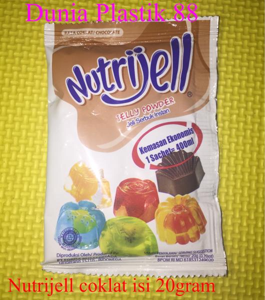 Gambar 20gr tepung serbuk agar jelly NUTRIJELL nutrijel COKLAT chocolate dari DUNIA PLASTIK 88 undefined Tokopedia