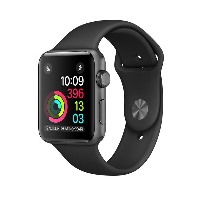 Apple Watch Series 2 38mm Silver Aluminum Case Pearl Woven Nylon Modelo 3D  - Electrónica on Hum3D