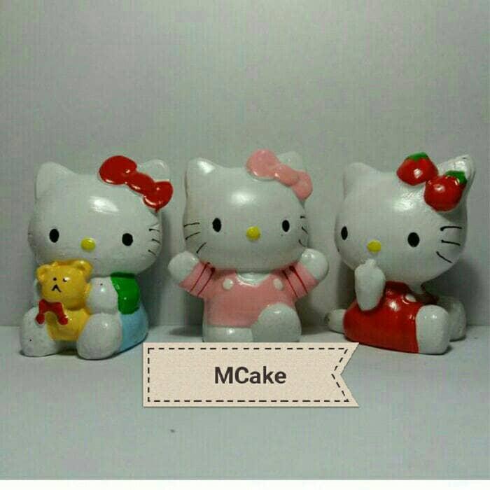 Jual Topper Figure Patung Boneka Kue Hello Kitty Hiasan Cake Topper Ultah Jakarta Barat Mcake Tokopedia