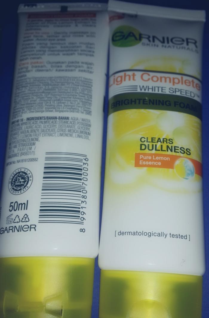 Gambar Garnier Light Complete White Speed Facial Foam 50ml dari Humaira 01 undefined Tokopedia