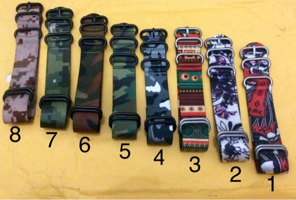 Jual Nylon Zulu strap 24mm 5Rings Lugs adapter Suunto Kit