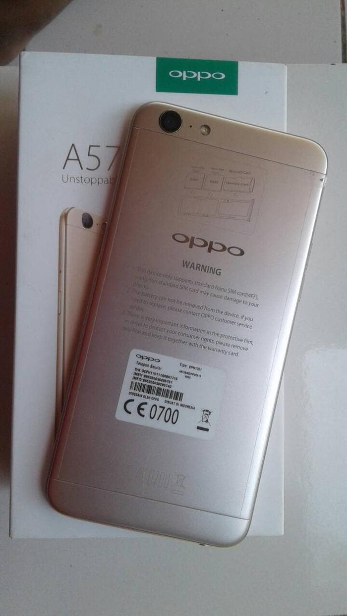 Jual Oppo A57 Gold Like New Fullset Kota Banjar Vendy Online Phone Cell Tokopedia