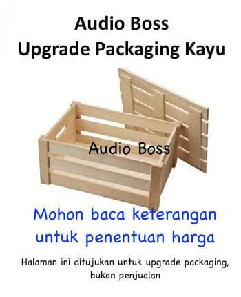 Gambar Upgrade packaging kayu dari Audioboss undefined Tokopedia
