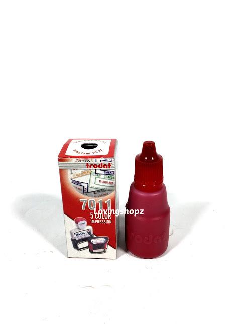 Gambar Tinta Stempel Trodat 7011, tinta stempel austria - merah dari Tokobukuatk undefined Tokopedia