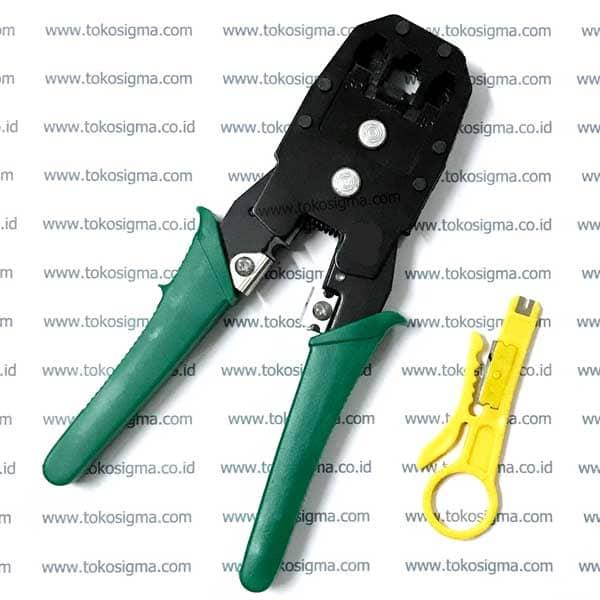 Gambar Tang Crimping 3 HOLE networking cable RJ-9, RJ-11, RJ-12 dan RJ 45 dari Toko Optima Kirana undefined Tokopedia