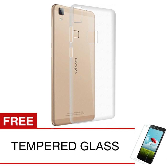 Jual Crystal Case for Vivo V3 Max Clear Hardcase Gratis