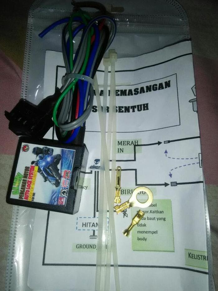 Gambar kunci pengaman motor sensor sentuh jari dari aktif cell undefined Tokopedia