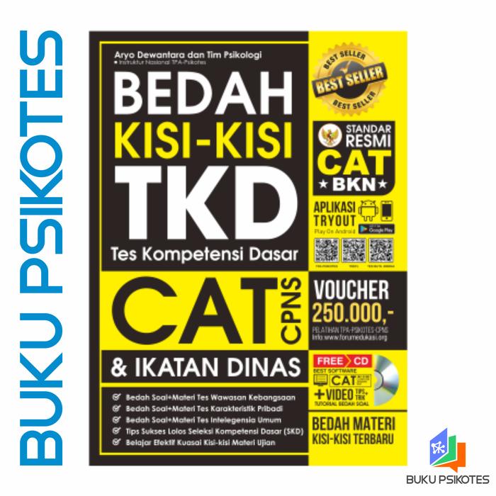 Jual Buku Tes Cpns Bedah Kisi Kisi Tkd Cat Cpns Ikatan Dinas Cd Kab Bantul Buku Psikotes Tokopedia