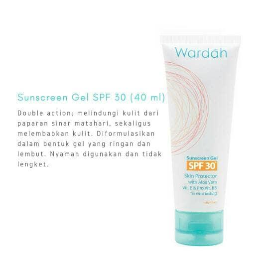 Jual Wardah Sunscreen Gel Spf 30 Sunblock Wardah Skin Protection Wardah Kab Bekasi Wardahbeauty Shop Tokopedia