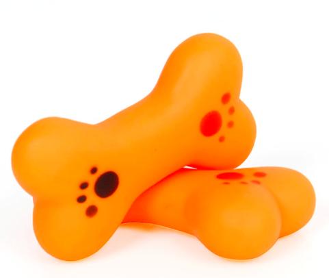 plastic dog bone