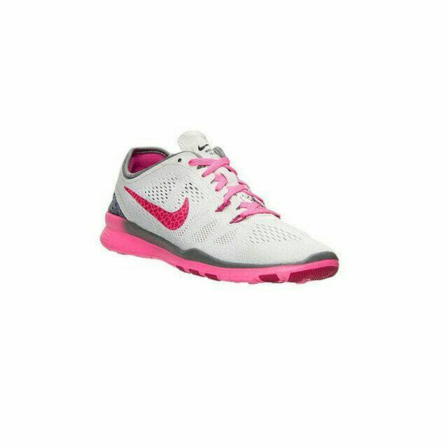 Nike free 5.0 pink and grey best sale