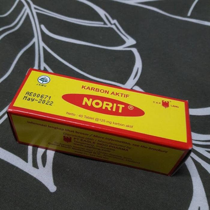 Gambar Norit Lang isi 40 tablet karbon aktif dari Excelencia undefined Tokopedia