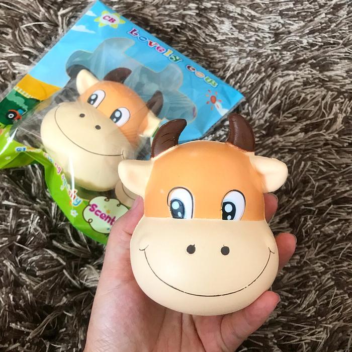 Gambar COW HEAD SQUISHY / kepala sapi squishi murah grosir licensed chebe dari Clover Lynn Store undefined Tokopedia