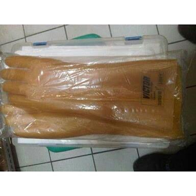 Gambar sarung tangan listrik/sarung tangan electric 5000V dari SURYAMAS SAFETINDO undefined Tokopedia
