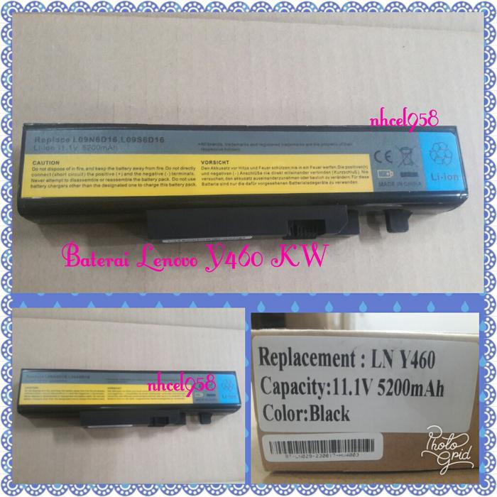 Jual Baterai Lenovo Y460 KW - Hitam 