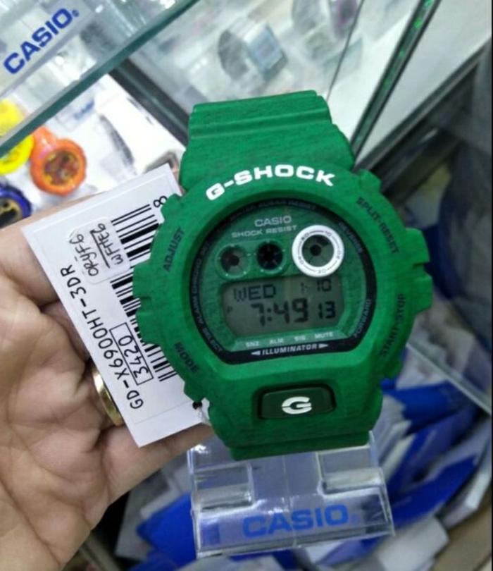 G-SHOCK GD-X6900HT 3420 グリーン XLARGE x G-Shock GD-X6900 Collaboration Watch for 2018 - G