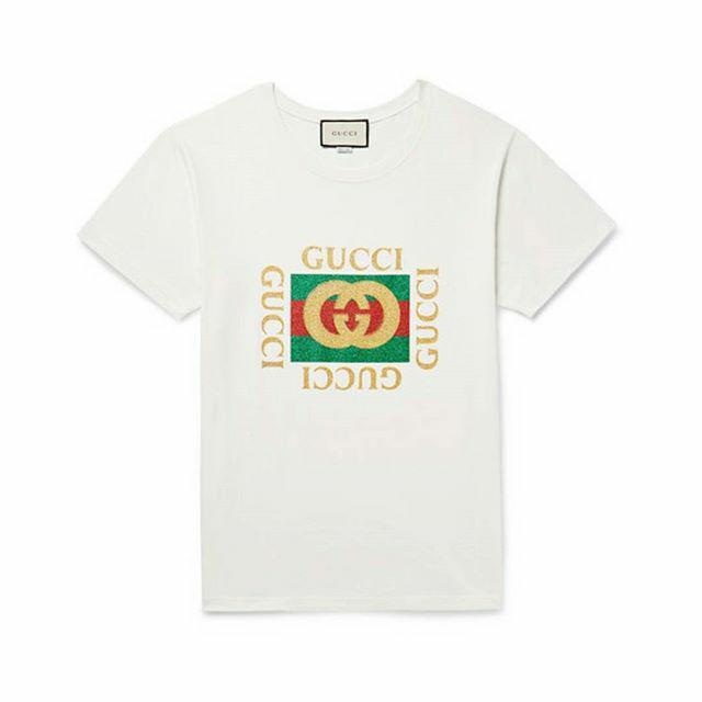 Jual Gucci Distressed Glittered Cotton 
