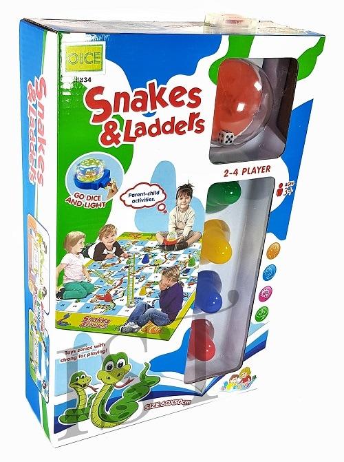 Gambar SNAKE AND LADDER KARPET 5834- MAINAN BOARD GAME ULAR TANGGA dari istanatoys.net undefined Tokopedia