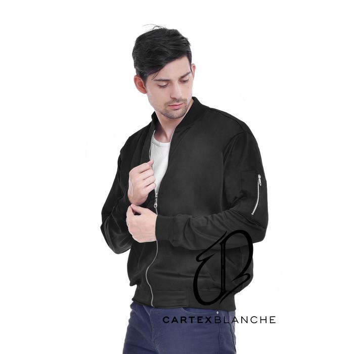 Gambar Bomber Jacket Man - Hitam dari CARTEXBLANCHE undefined Tokopedia