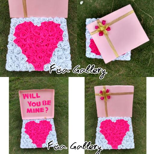 Gambar box bunga flanel box flower dari fisa gallery undefined Tokopedia