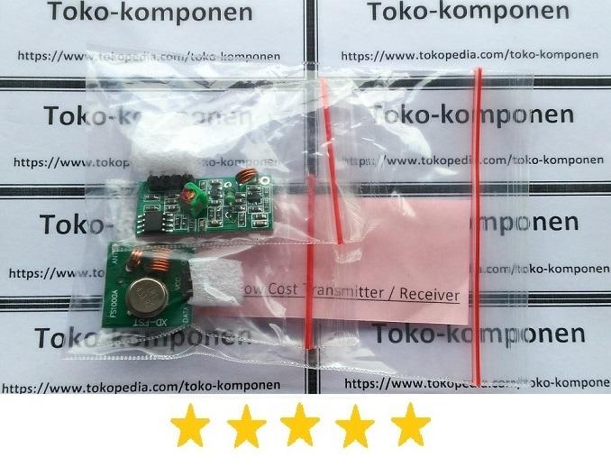 Gambar RF 433MHz Wireless Receiver & Transmitter Module 5V for Arduino dari toko-komponen undefined Tokopedia
