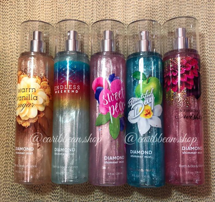 Jual Diamond Shimmer Mist Bath and Body Works ORIGINAL parfum