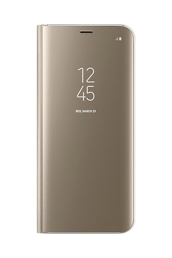 Gambar Flip Samsung Galaxy S8 CLEAR View Standing Cover Case Mirror - Rosegold dari JakeyOnlineShop undefined Tokopedia