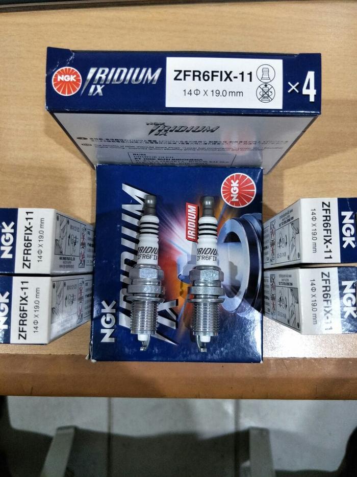 Gambar NGK Busi Iridium ZFR6FIX-11 Jazz '12 L 15 A1 1.5cc " 70873 " dari Jasutra motorOS undefined Tokopedia