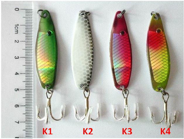 Gambar Umpan Pancing Spoon lure Metal Bait 5CM/6.5g Sequin Hard Fishing lures dari baung undefined Tokopedia