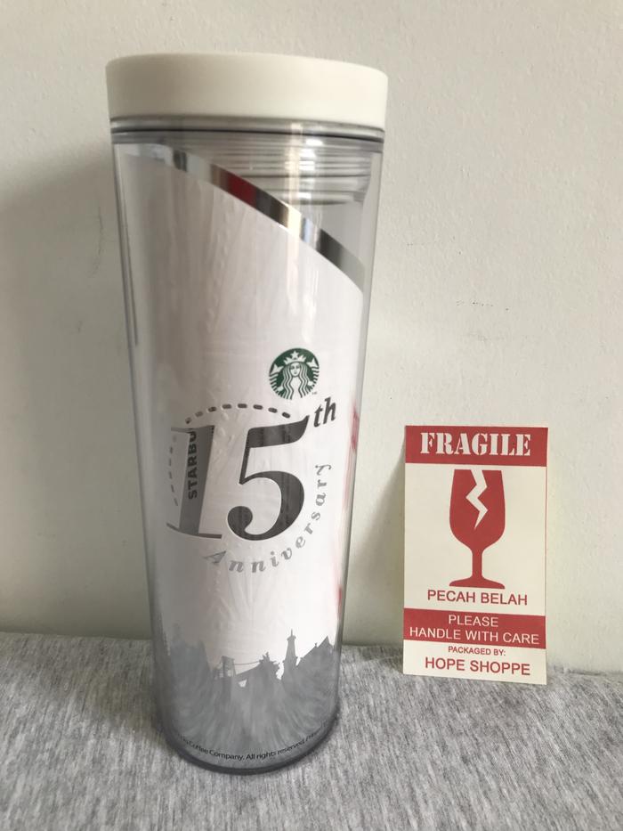 Gambar Original Starbucks Tumbler Edisi Ulang Tahun Anniversary 15 Starbuck dari hopeshoppe undefined Tokopedia