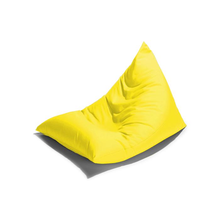 Gambar TERMURAH BEAN BAG TRIANGLE YELLOW + ISI STYROFOAM + FREE BANTAL dari Prissilia Home and Living undefined Tokopedia