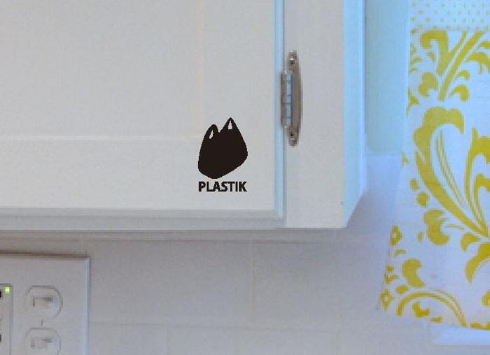Gambar Stiker Nama Plastik Cabinet Rak Kitchen Set Sticker Dapur Custom Tag - Hitam dari Epinidithouse undefined Tokopedia
