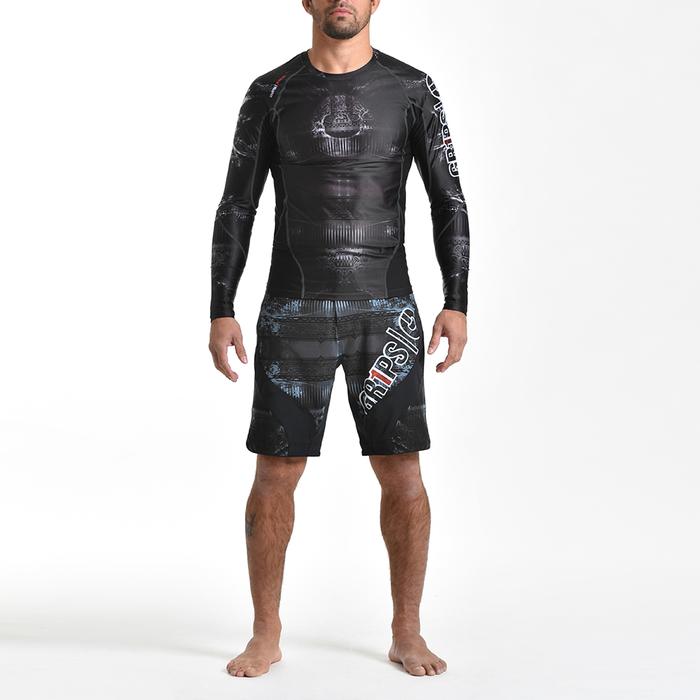 Gambar GRIPS Armadura 2.0 Rashguard LS TribalHunt BLACK - S dari ELITE MMA SHOP undefined Tokopedia