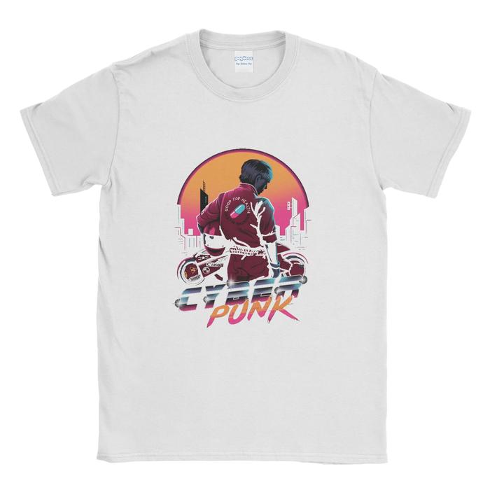 Gambar Baju Kaos Tshirt Akira Cyber Punk - Putih, XXL dari Popless Clothing undefined Tokopedia