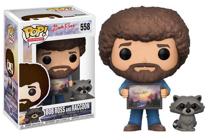 Jual Funko Pop Bob Ross and Racoon BOB 
