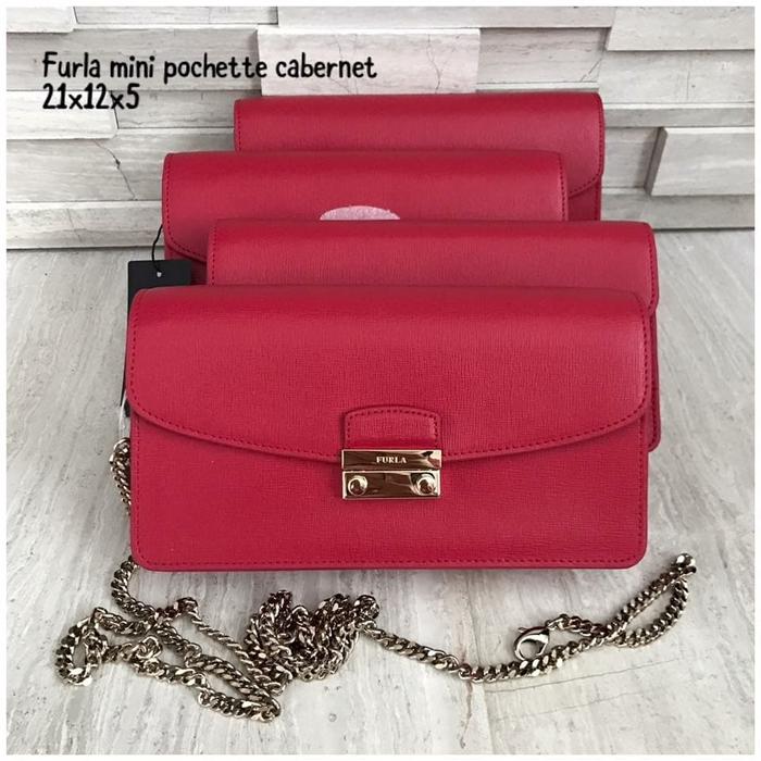 Jual FURLA MINI POCHETTE (AVAILABLE IN 3 COLOURS) - Jakarta Barat - Lolly  authentic | Tokopedia