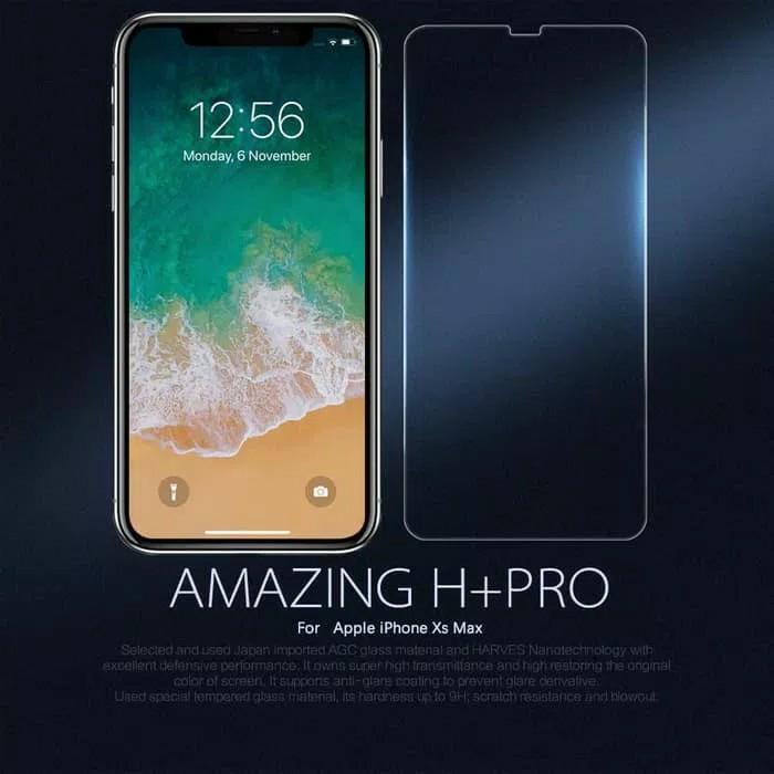 Jual Tempered Glass Nillkin iPhone XS Max Amazing H+ Pro