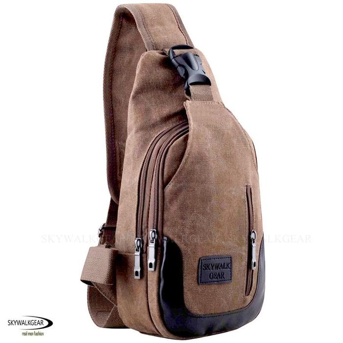 Jual Tas Selempang Kain Pria Hitam Kota Langsa Nur Str Tokopedia