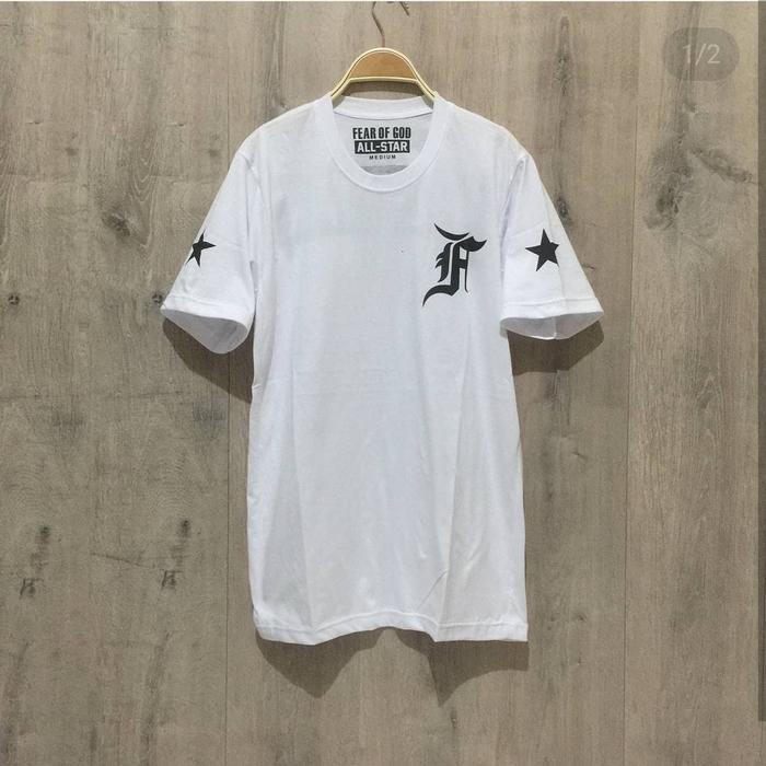 fear of god star t shirt