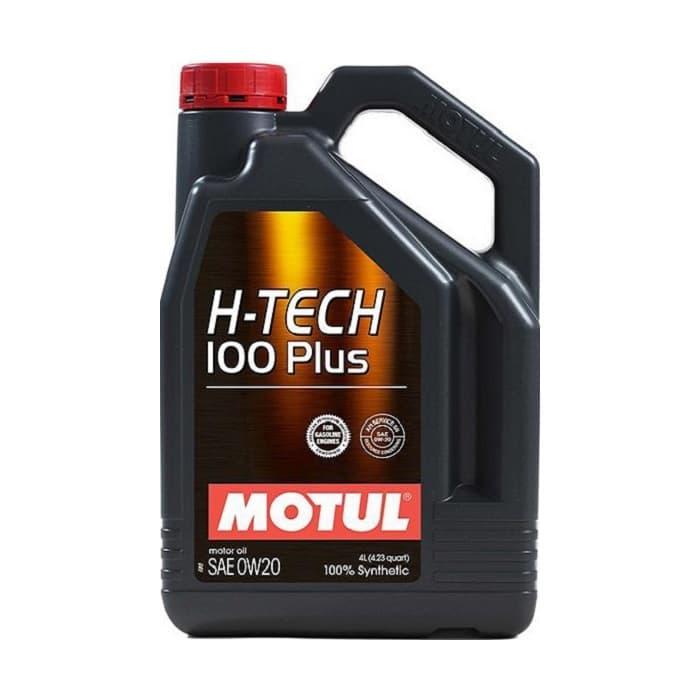 Gambar Motul H-Tech 100 Plus 0W-20 4 liter dari Sentra Pelumas undefined Tokopedia