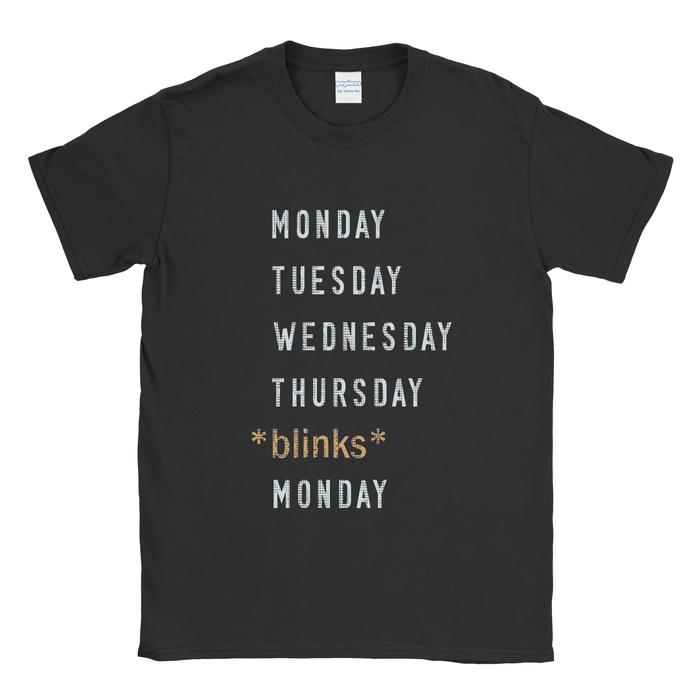 Gambar Baju Kaos Tshirt Friday Saturday Skip - Hitam, XS dari Popless Clothing undefined Tokopedia