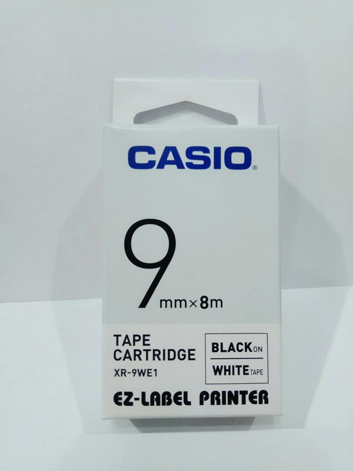 Gambar Casio ez-label printer tape cartridge 9mm tipe xr-9we1 wanna putih dari nagajaya123 undefined Tokopedia