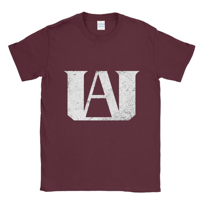 Gambar Baju Kaos Tshirt My Hero Academia Ua Logo - Maroon, M dari Popless Clothing undefined Tokopedia