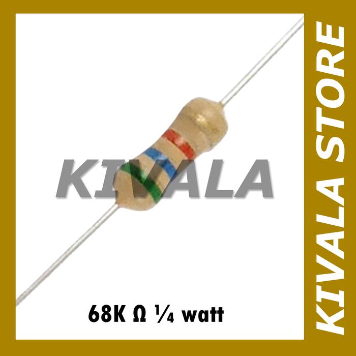 Resistor 68K ohm 1/4 watt