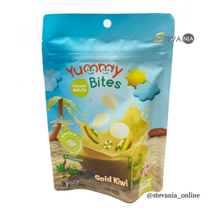 Gambar YUMMY BITES YOGURT MELTS GOLD KIWI 20GR dari Stevania Online undefined Tokopedia