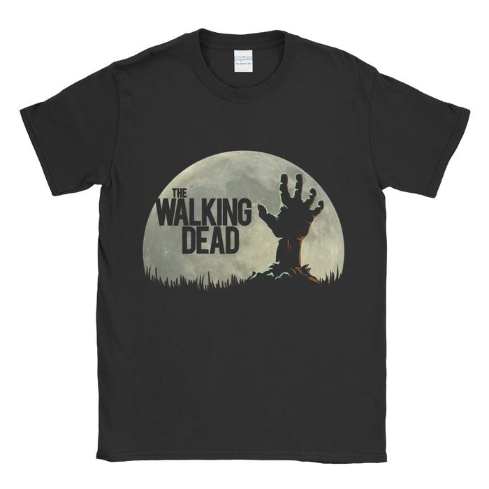 Gambar Baju Kaos Tshirt The Walking Dead - Hitam, XS dari Popless Clothing undefined Tokopedia