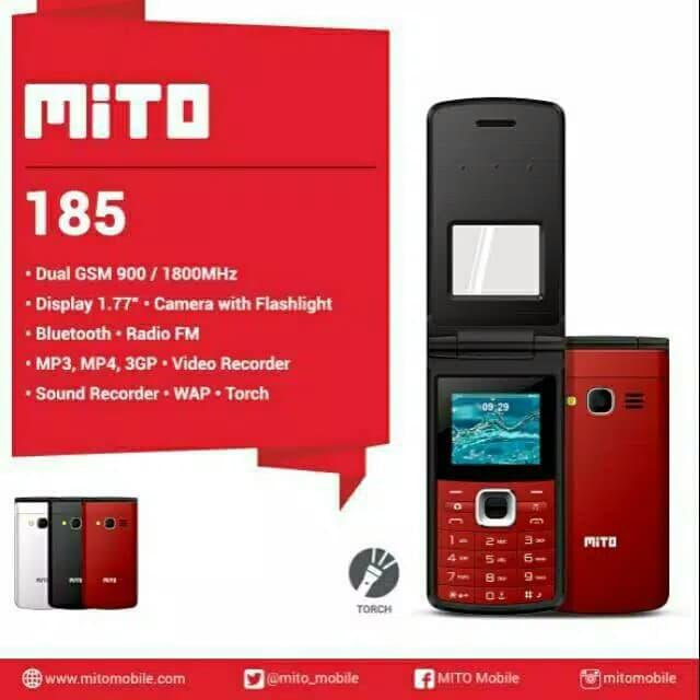 Gambar hp lipat mito 185 garansi resmi dari 73mpolan undefined Tokopedia