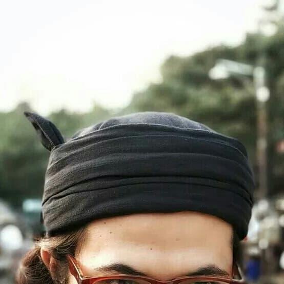 Gambar Iket candra sumirat,iket khas pasundan,iket kepala imamah - Hitam dari has shop undefined Tokopedia