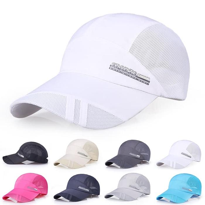 Jual Men Women Mesh Baseball Hat Curved 