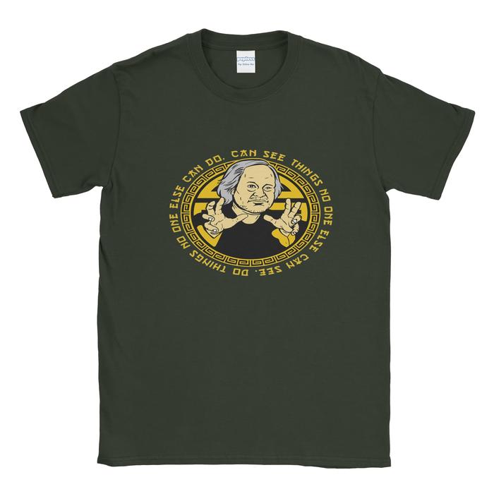 Gambar Baju Kaos Tshirt Can See Things No One Else Can Do - Hijau, S dari Popless Clothing undefined Tokopedia